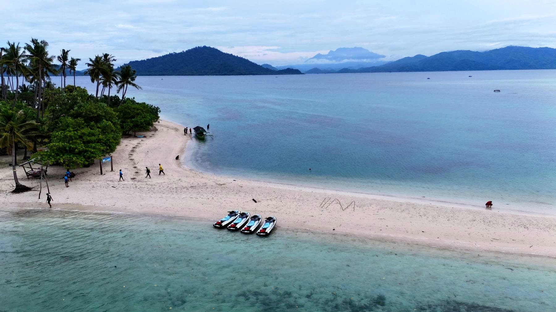 Trip jetski Ombaak di Pulau Pahawang